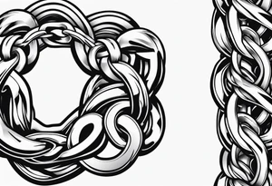 chains for rigging tattoo idea