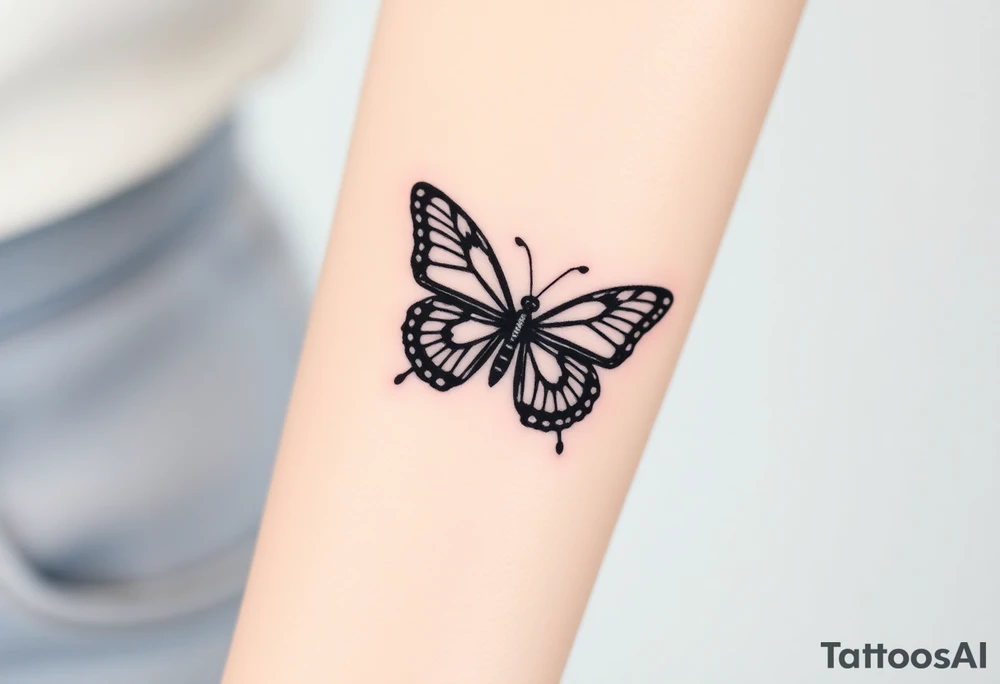 Butterfly family tattoo idea