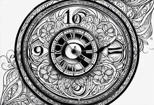 Half-sleeve tattoo that represents love, family, trust, patience, time, new adventures and tattoo idea