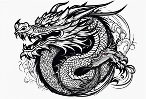 Dragon chinese tattoo idea