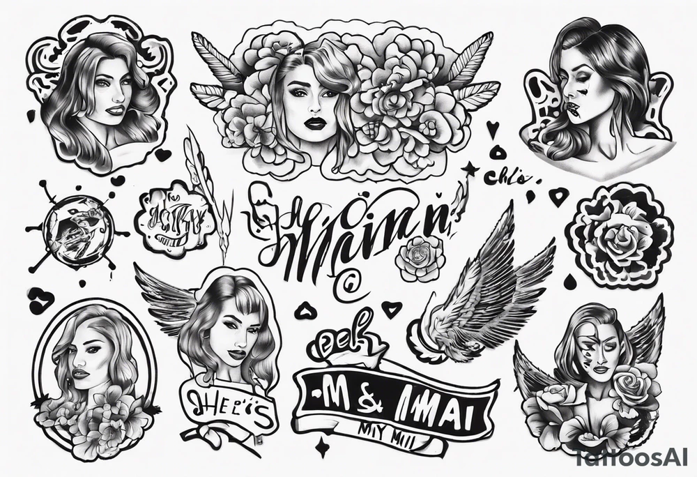 Rhea Ripley 
She's My MAMI tattoo idea