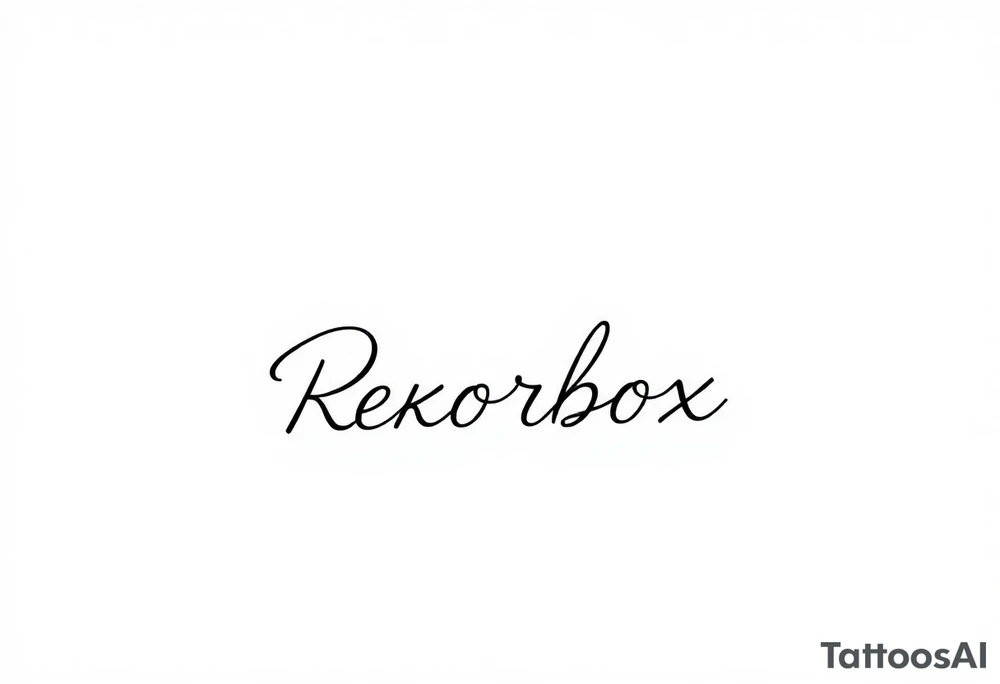 Rekordbox tattoo idea