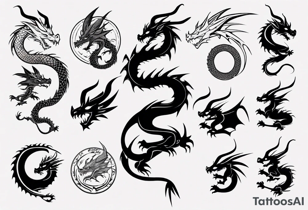 dragon tattoo idea