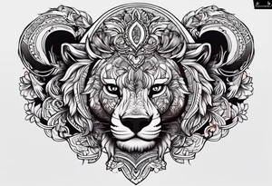 strength family tattoo idea
