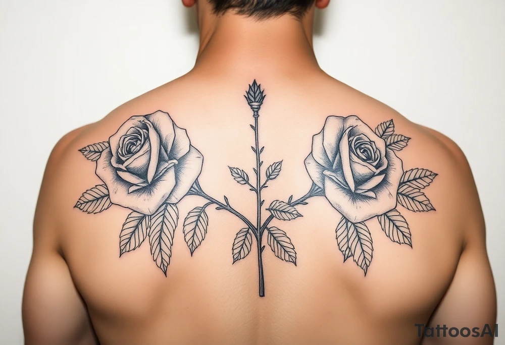 The name Clark. Roses weed tattoo idea