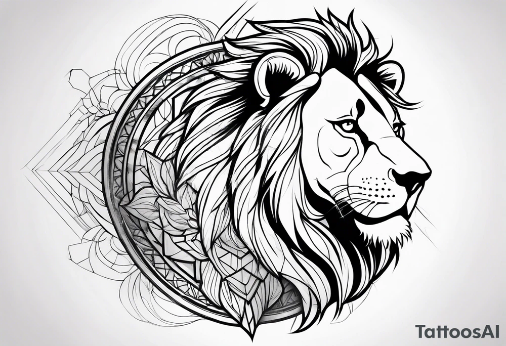 lion tattoo idea