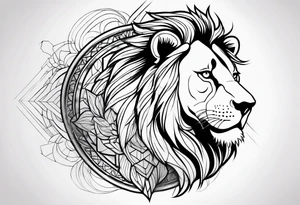 lion tattoo idea