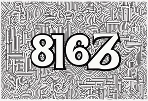 816 numbers tattoo idea