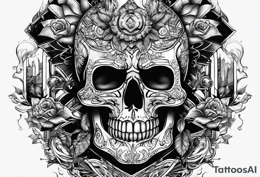 Cyber criminal ai tattoo idea