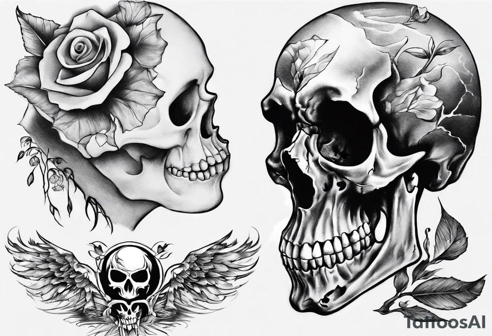 random, anything, no skull tattoo idea