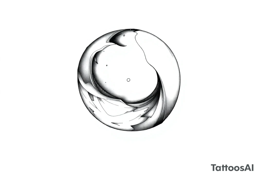 I was so ahead of the curve, the curve became a sphere tattoo idea