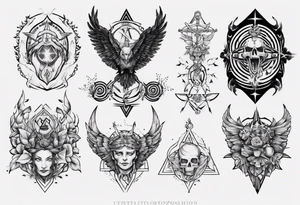 stoic virtues tattoo idea