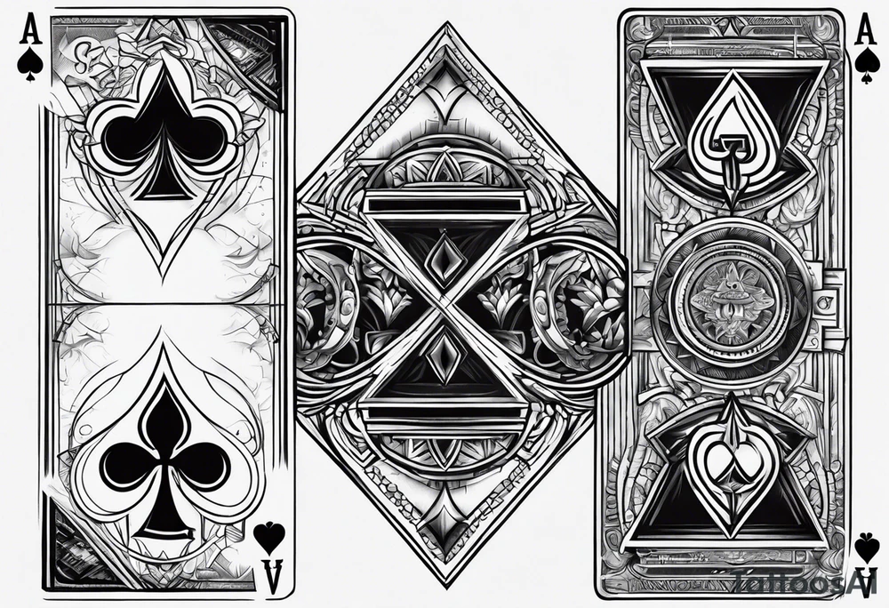 4 aces tattoo idea