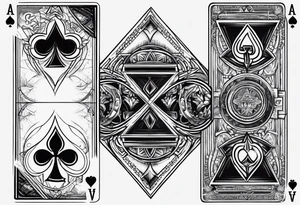 4 aces tattoo idea