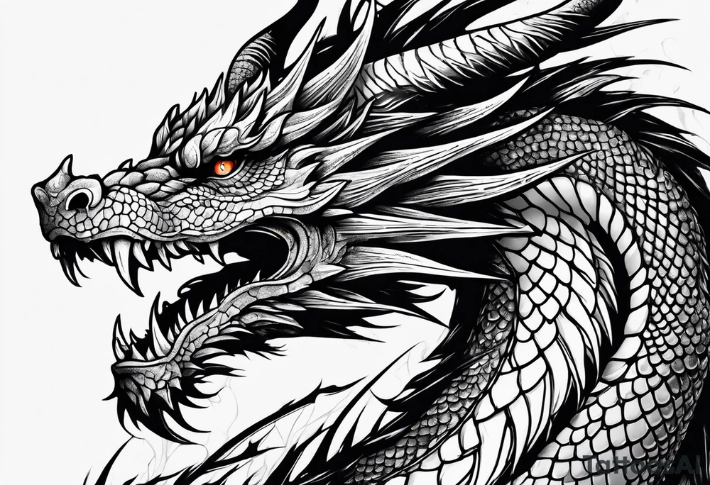 Dragon tattoo idea