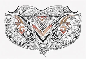 maori neck to chin tattoo tattoo idea