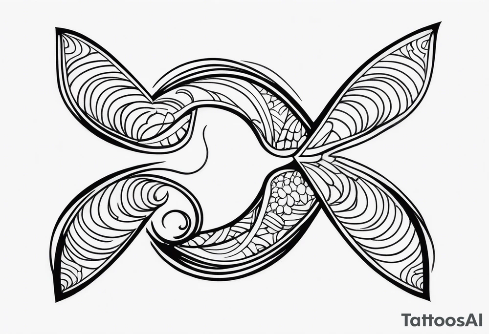 pisces spine tattoo tattoo idea