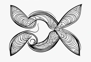 pisces spine tattoo tattoo idea