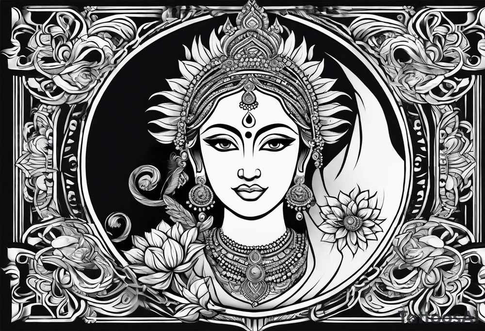 ayurvedic medicine and pursuit of health based knowledge tattoo idea