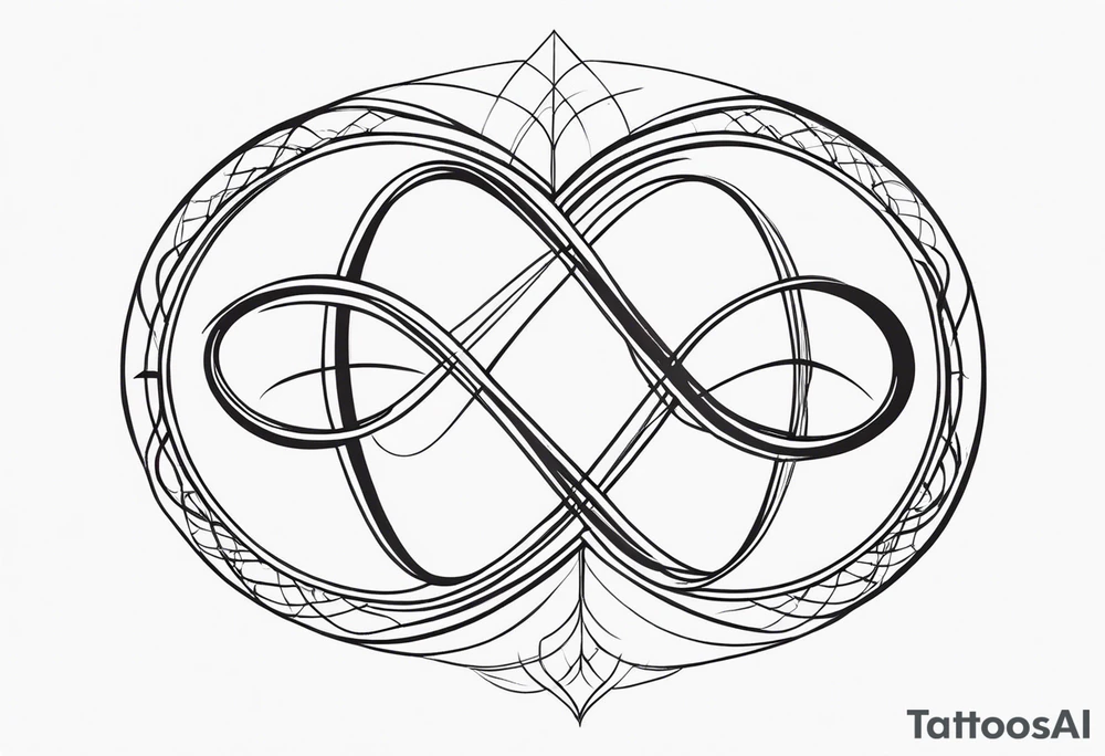 Infinity, family, love tattoo idea