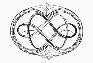 Infinity, family, love tattoo idea