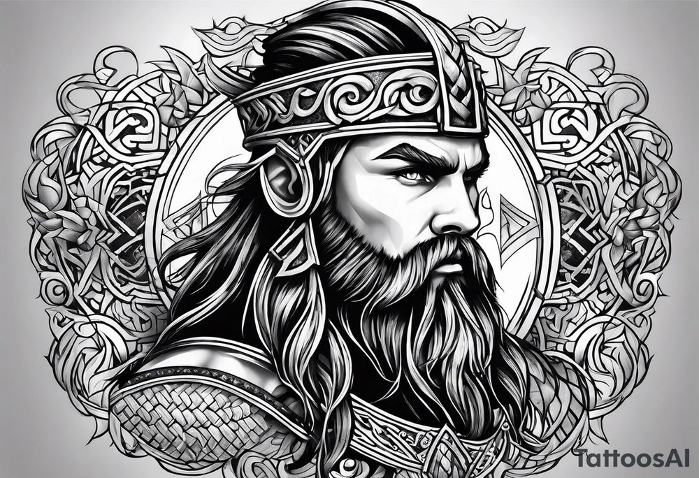 Viking tattoo idea