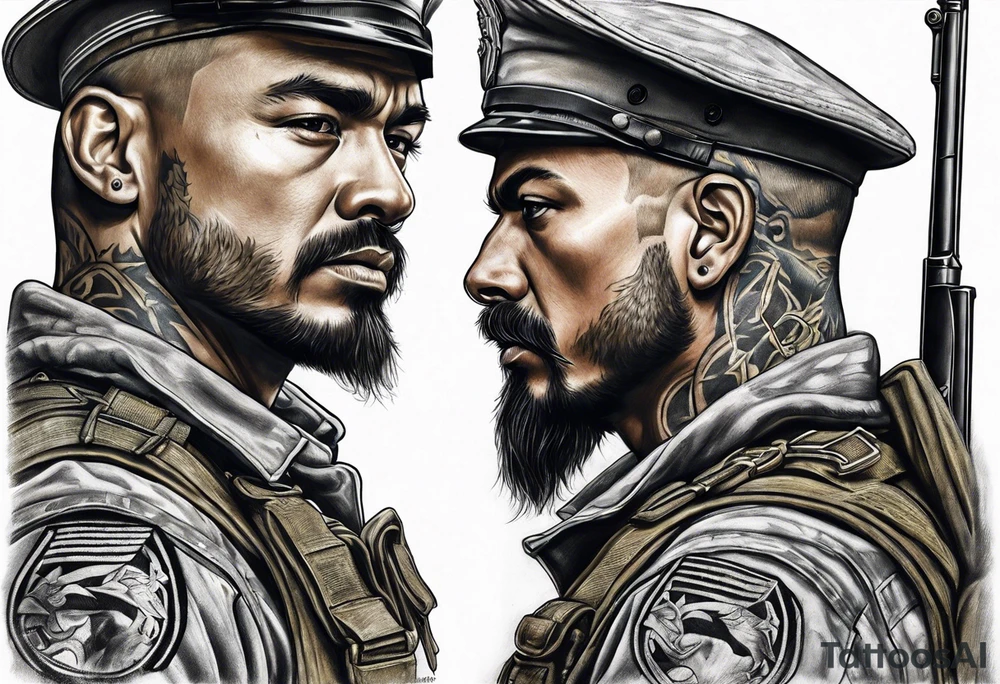 soldier of fortune tattoo idea