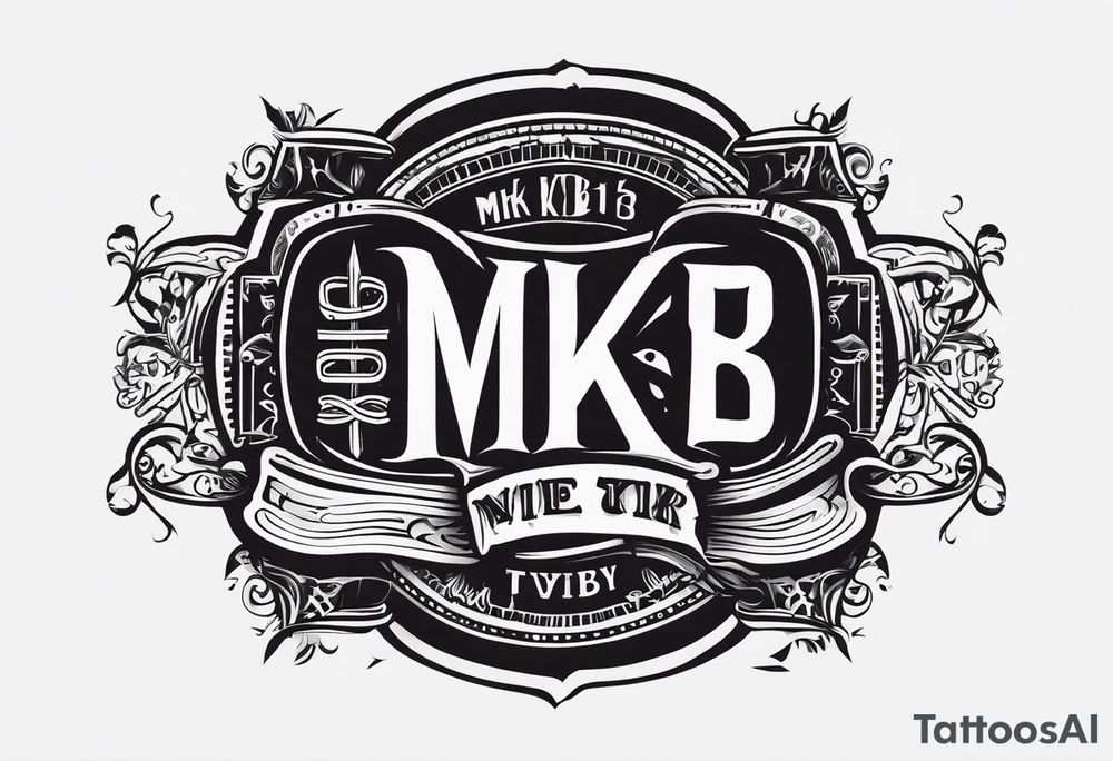 banner with MKB tattoo idea