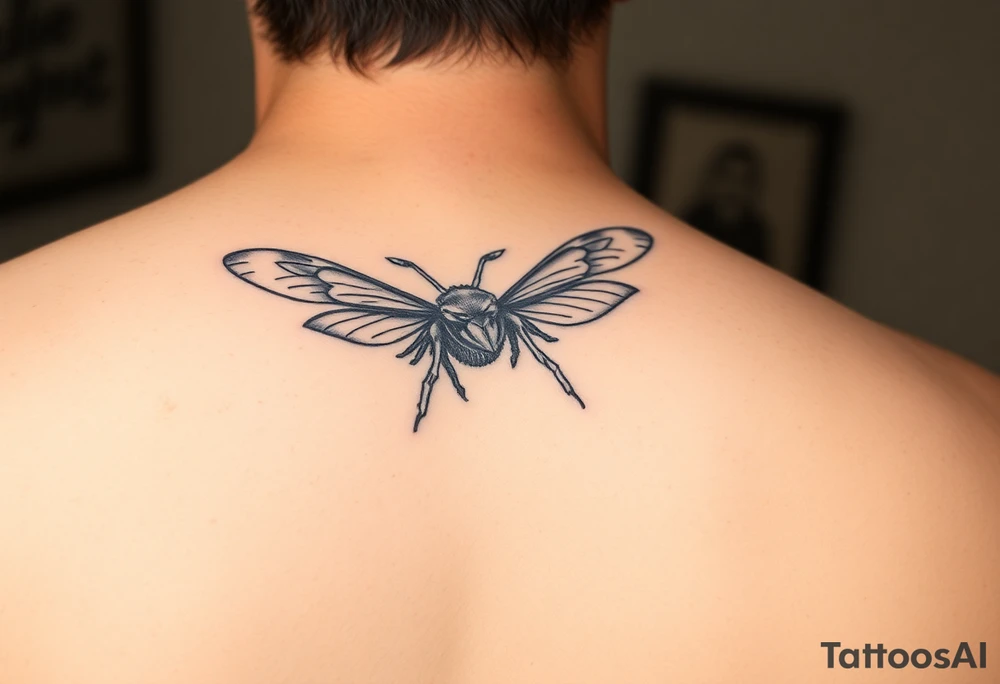 Fierce Hornet flying tattoo idea