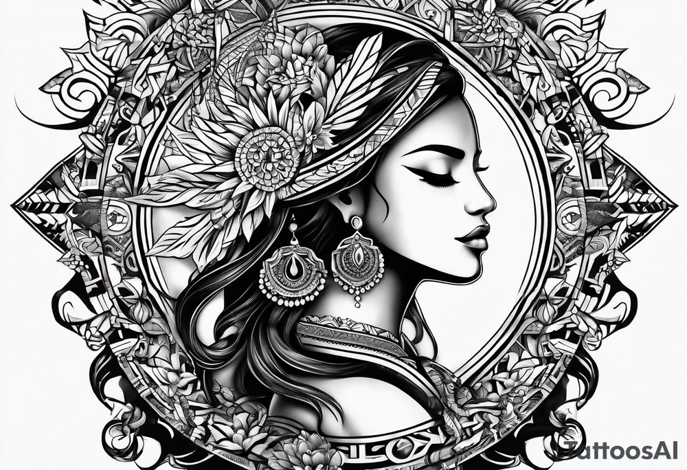 mindfulness peace freedom tattoo idea