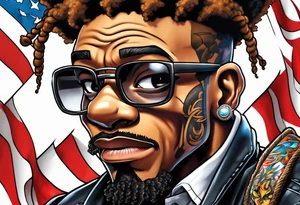 Boondocks cartoon Riley tattoo idea