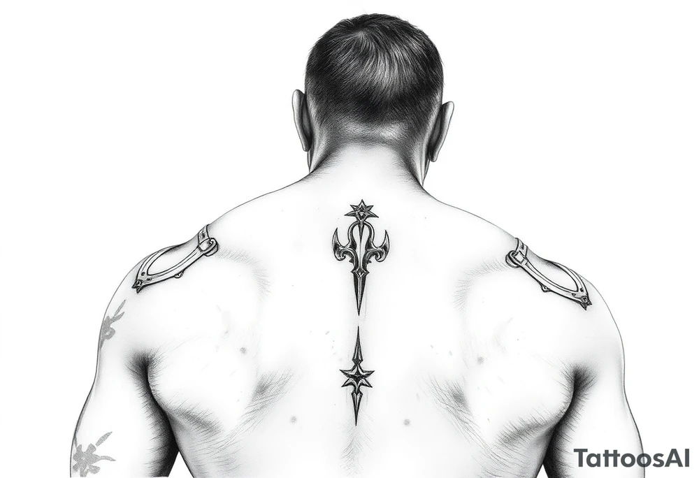 Leather man tattoo idea