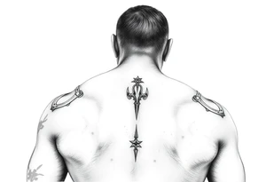 Leather man tattoo idea