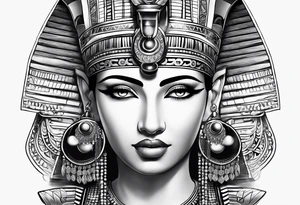 Cleopatra knowledge tattoo idea