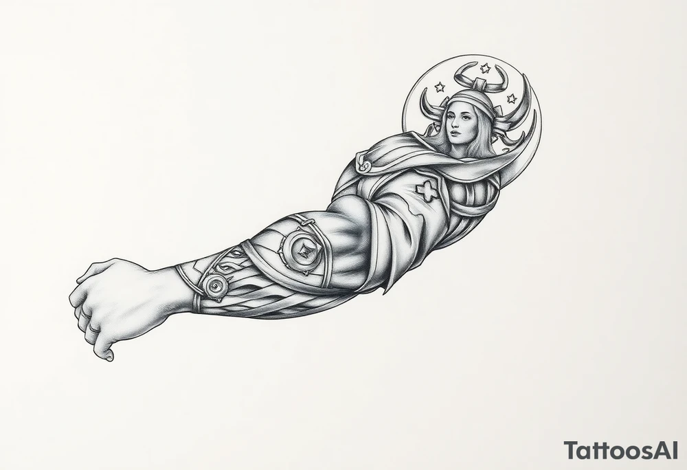 Saint Barbara tattoo idea