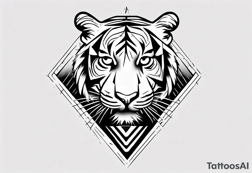 Electricity Tiger forearm tattoo tattoo idea