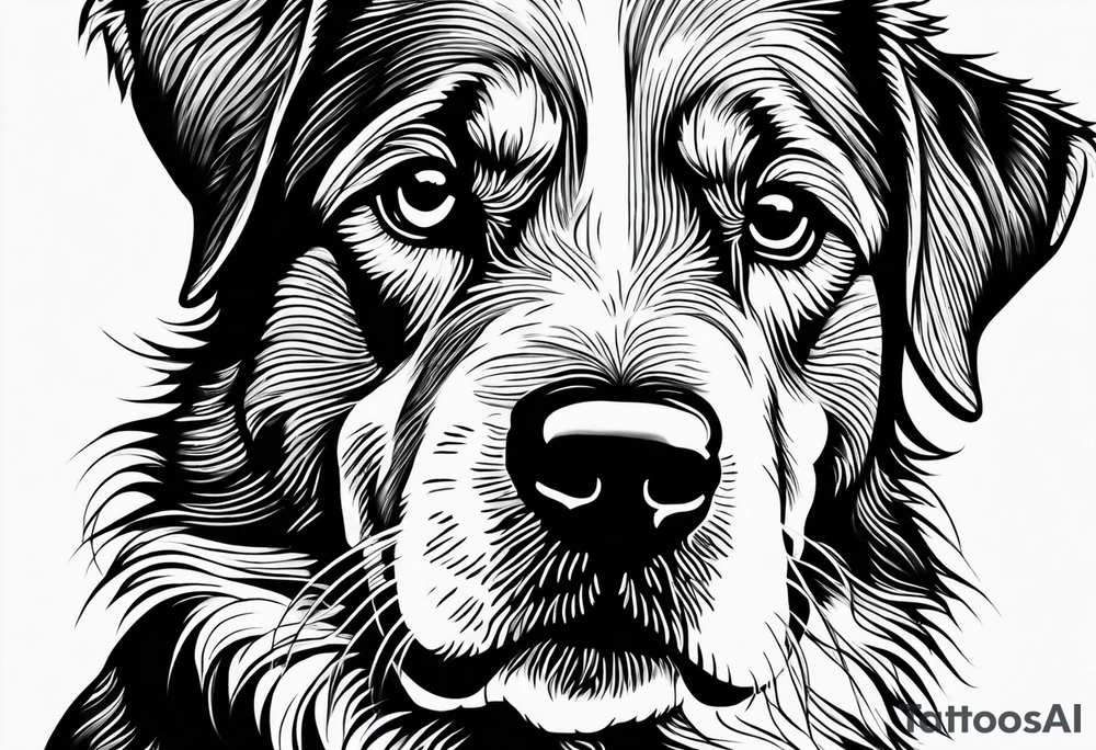 Dog cat tattoo idea