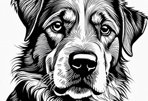 Dog cat tattoo idea