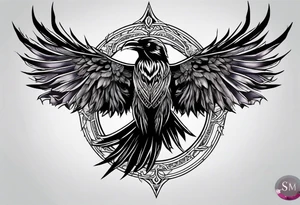 hugin and munin tattoo idea