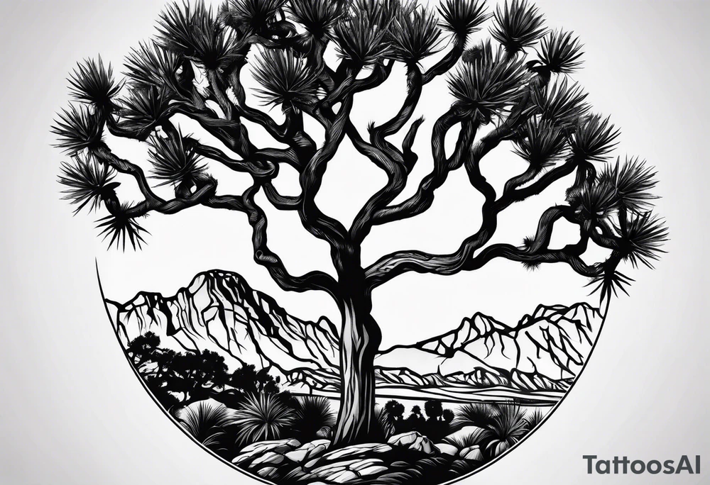 Joshua tree tattoo idea