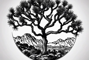 Joshua tree tattoo idea