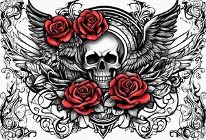 life death deception work family love tattoo idea