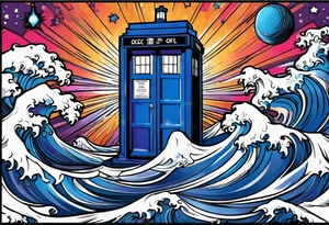 Tardis tattoo idea