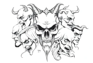 7 deadly sins tattoo idea