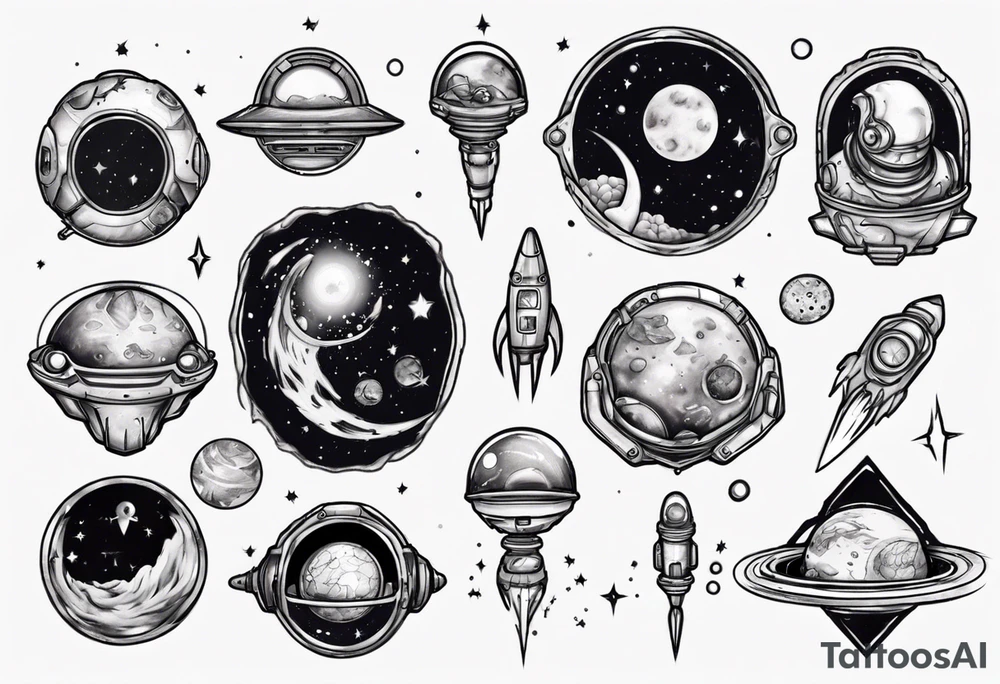 lost in space tattoo idea