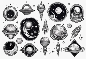 lost in space tattoo idea