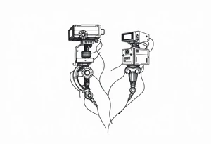 Robots, plc's, ladder logic, electronics, blue prints tattoo idea