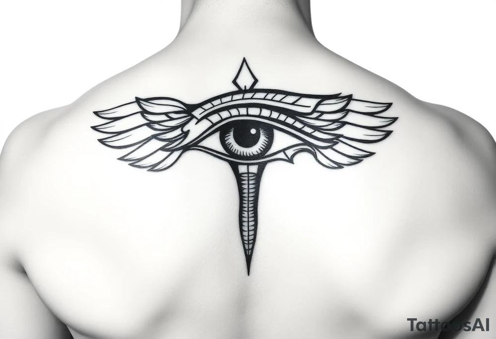 the eye of horus tattoo idea