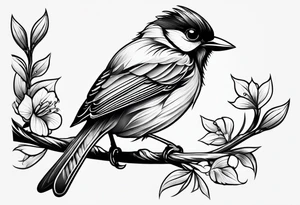 Small bird tattoo idea