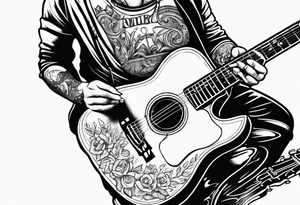 Country music Nashville tennessee tattoo idea